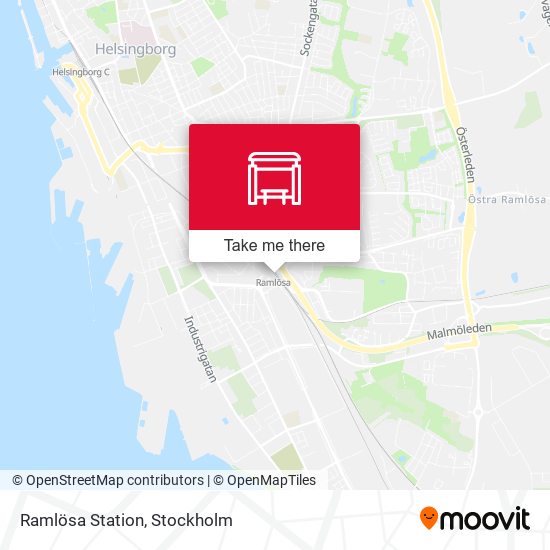 Ramlösa Station map