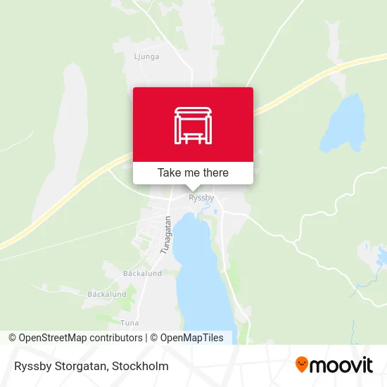 Ryssby Storgatan map