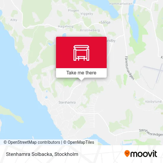 Stenhamra Solbacka map