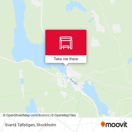 Svartå Tallstigen map