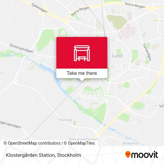 Klostergården Station map