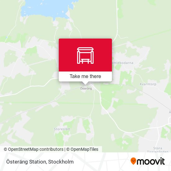 Österäng Station map