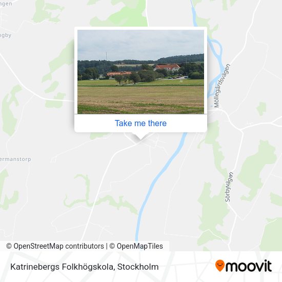 Katrinebergs Folkhögskola map