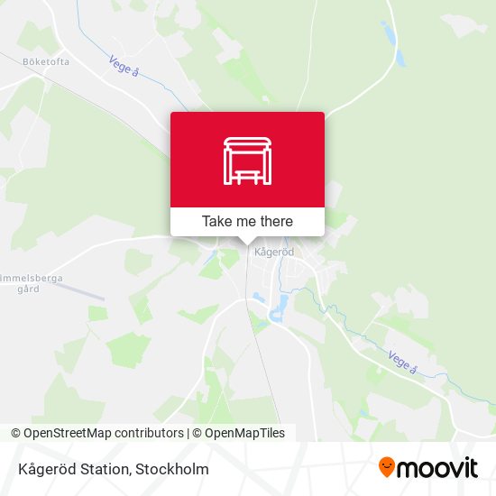 Kågeröd Station map