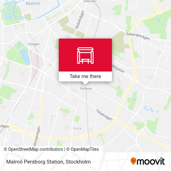 Malmö Persborg Station map