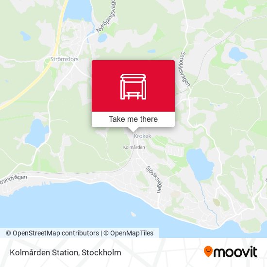Kolmården Station map