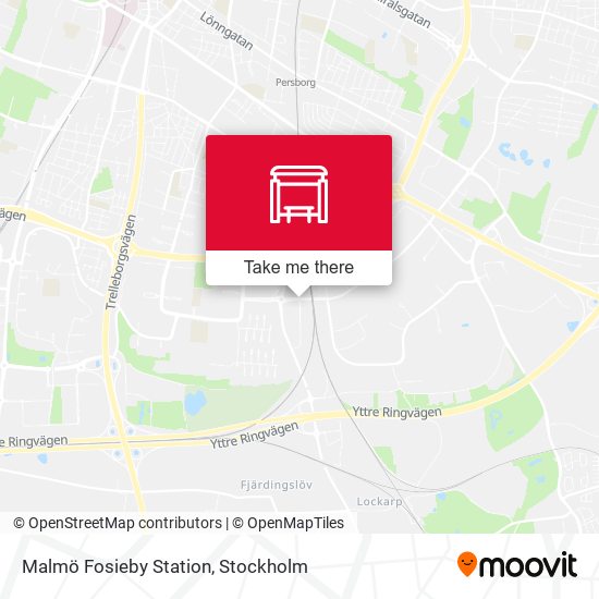 Malmö Fosieby Station map