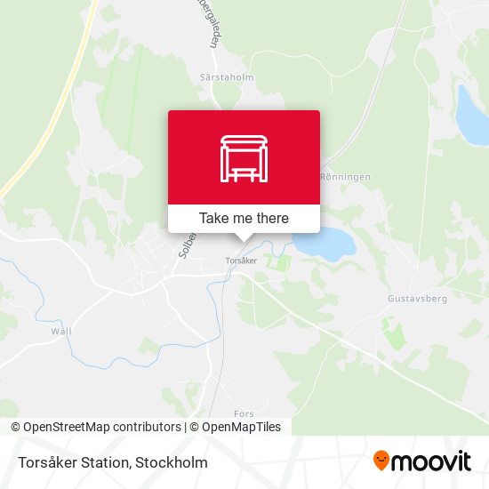 Torsåker Station map