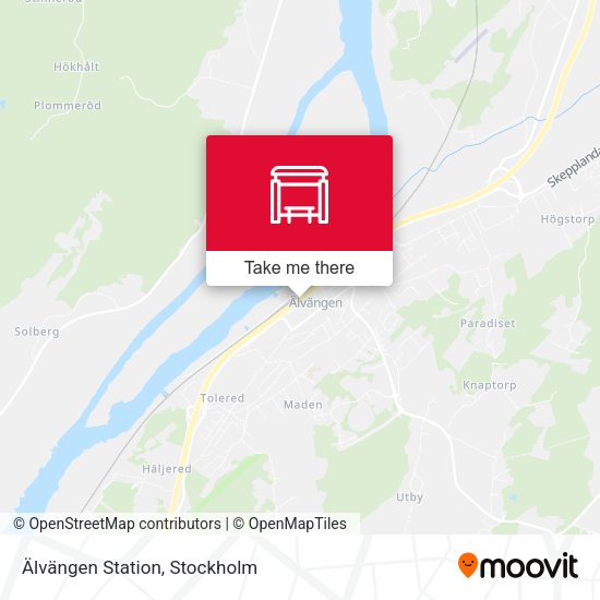 Älvängen Station map