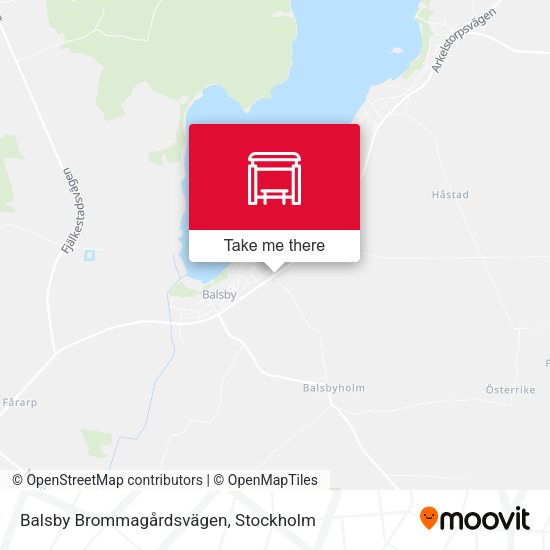 Balsby Brommagårdsvägen map