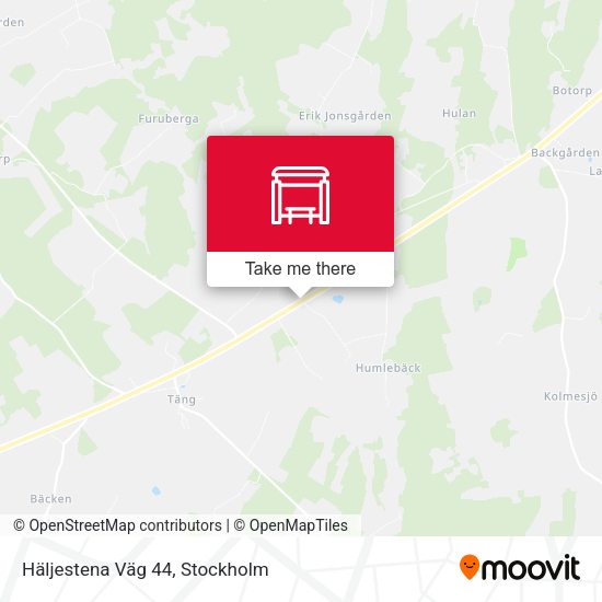 Häljestena Väg 44 map