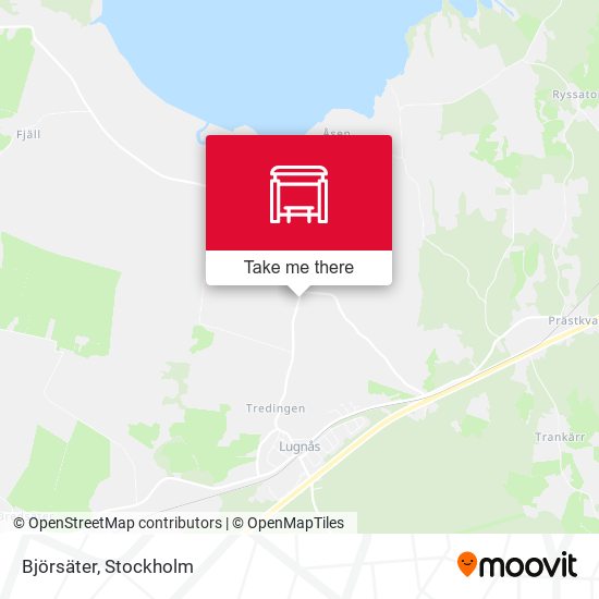 Björsäter map