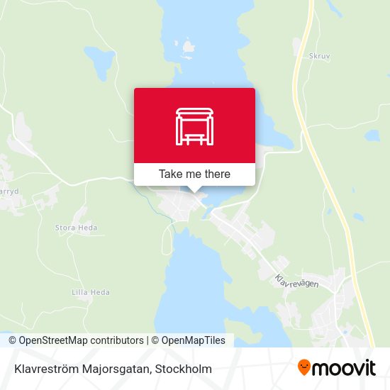 Klavreström Majorsgatan map
