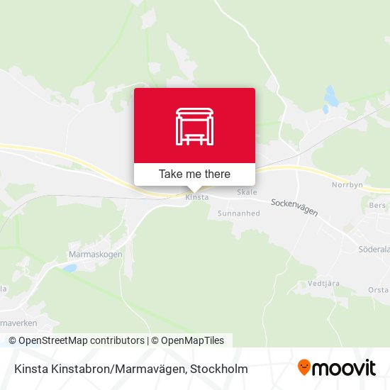 Kinsta Kinstabron/Marmavägen map