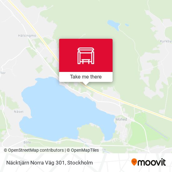 Näcktjärn Norra Väg 301 map