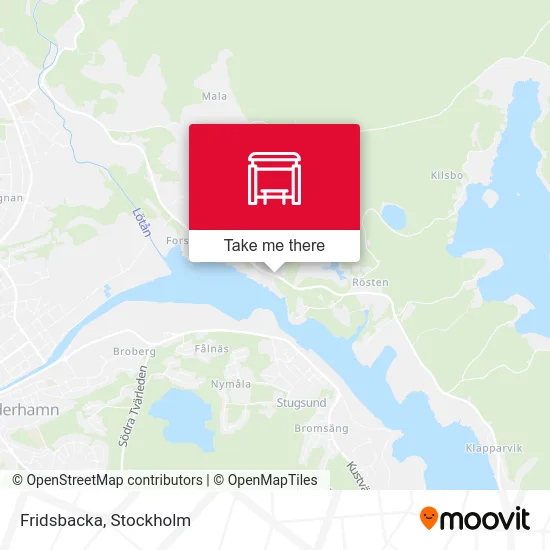 Fridsbacka map