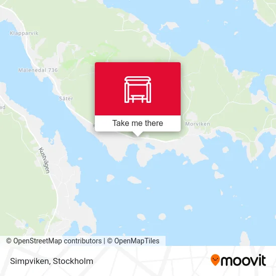 Simpviken map