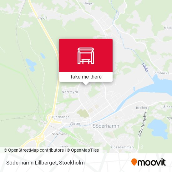 Söderhamn Lillberget map