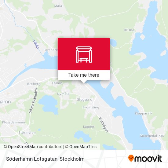 Söderhamn Lotsgatan map