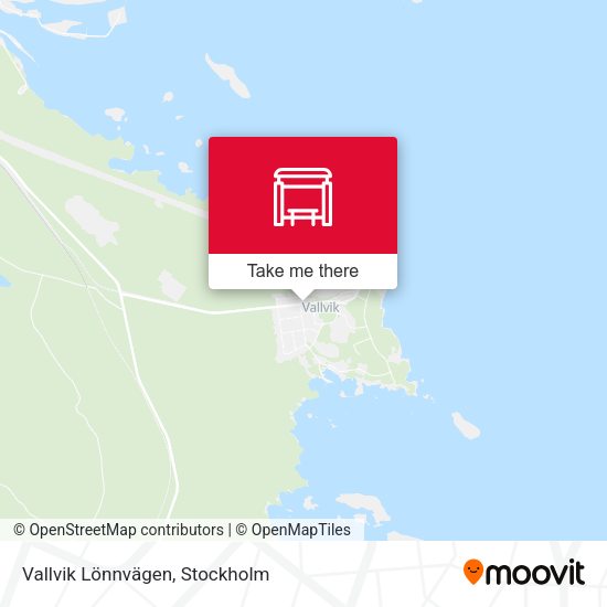 Vallvik Lönnvägen map