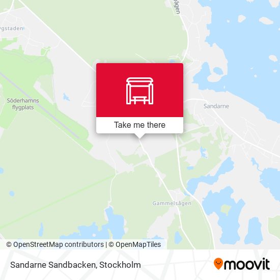 Sandarne Sandbacken map