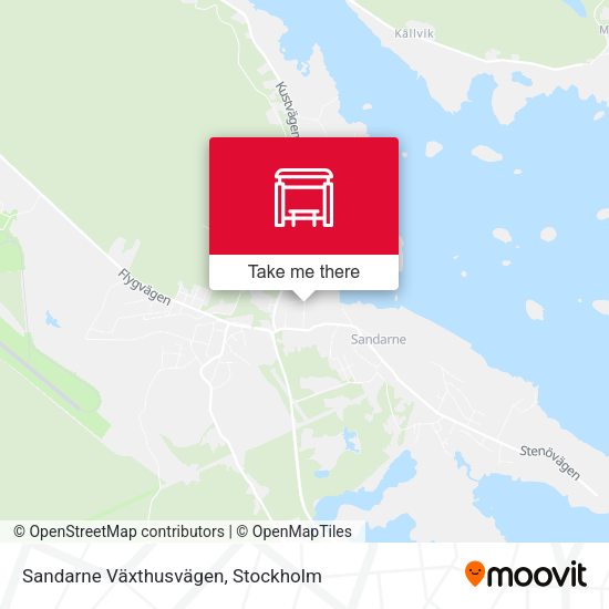 Sandarne Växthusvägen map