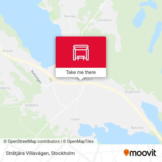 Stråtjära Villavägen map