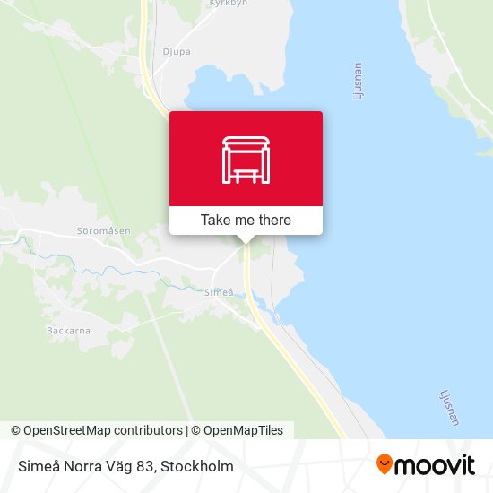 Simeå Norra Väg 83 map