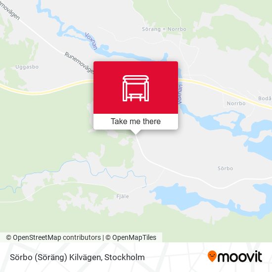 Sörbo (Söräng) Kilvägen map