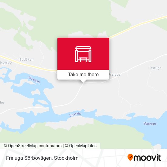 Freluga Sörbovägen map