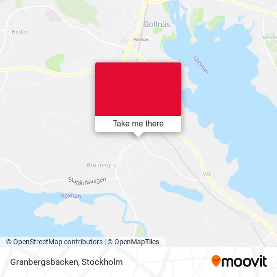Granbergsbacken map