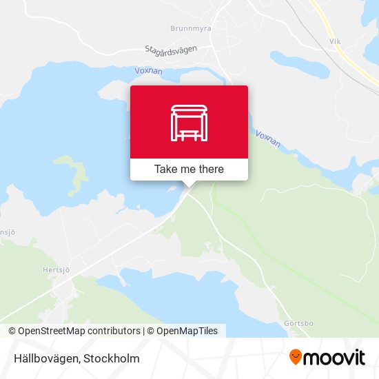 Hällbovägen map