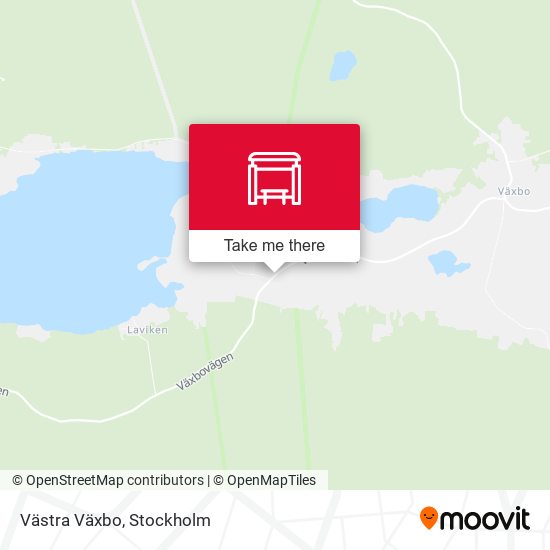Västra Växbo map