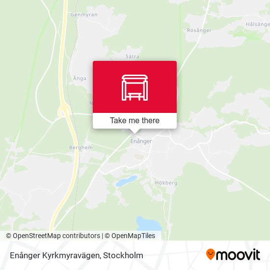 Enånger Kyrkmyravägen map