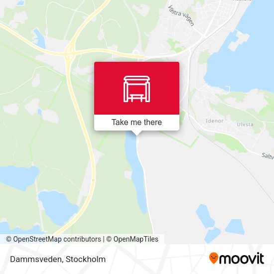 Dammsveden map