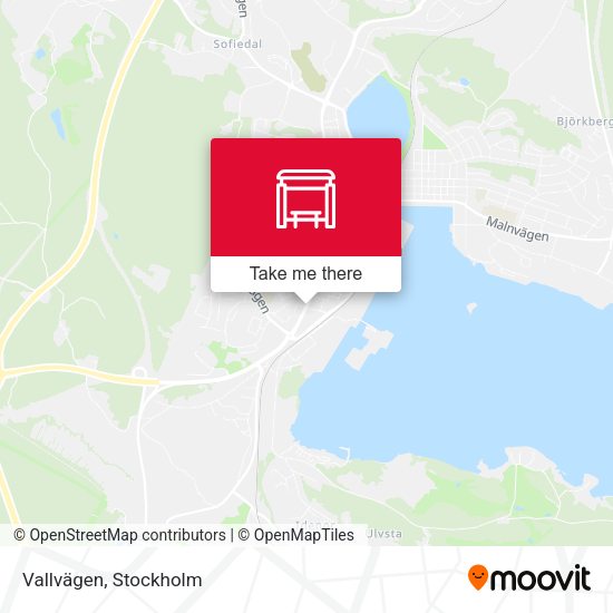 Vallvägen map