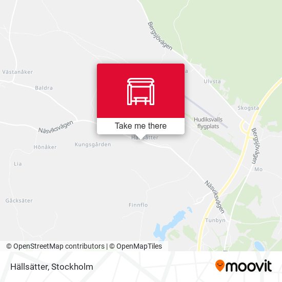 Hällsätter map