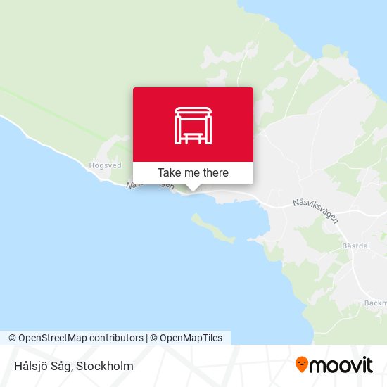 Hålsjö Såg map