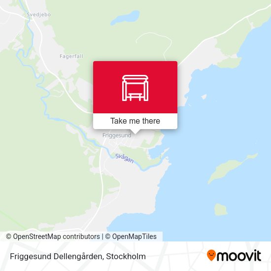 Friggesund Dellengården map