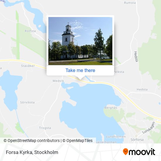 Forsa Kyrka map