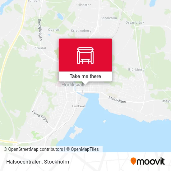 Hälsocentralen map