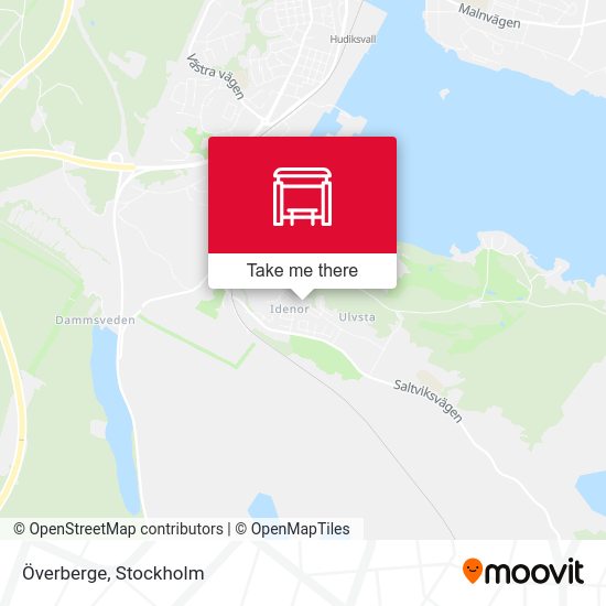 Överberge map