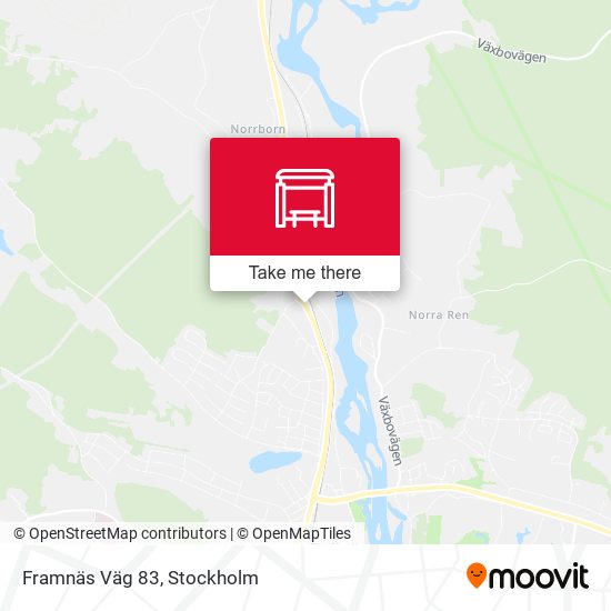 Framnäs Väg 83 map