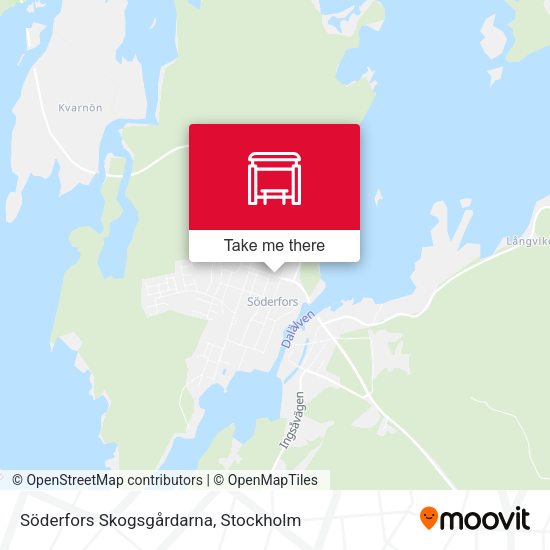 Söderfors Skogsgårdarna map