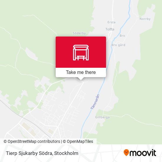 Tierp Sjukarby Södra map