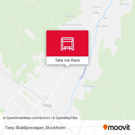 Tierp Skaldjursvägen map