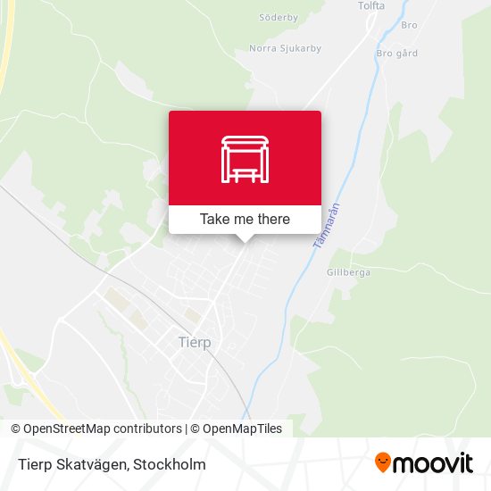 Tierp Skatvägen map
