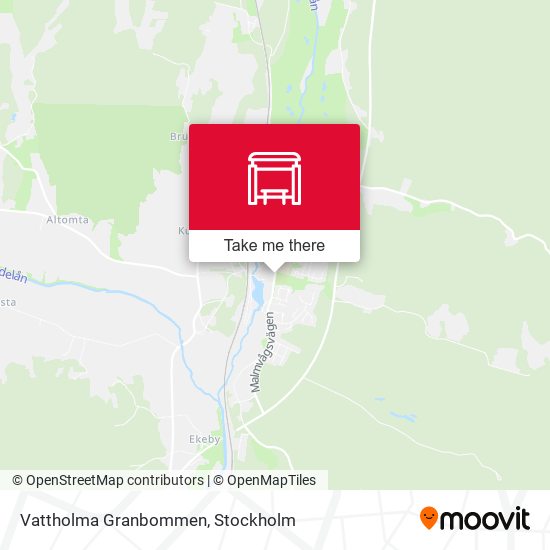 Vattholma Granbommen map