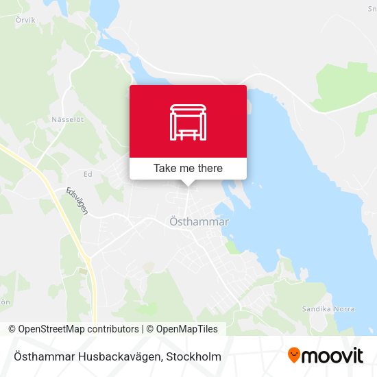 Östhammar Husbackavägen map