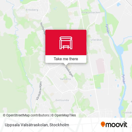 Uppsala Valsätraskolan map